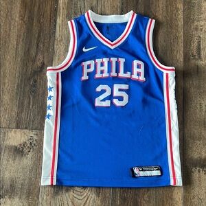 Nike Engineered Philadelphia Phila 76ers Ben Simmons 25 Jersey NBA Size Medium